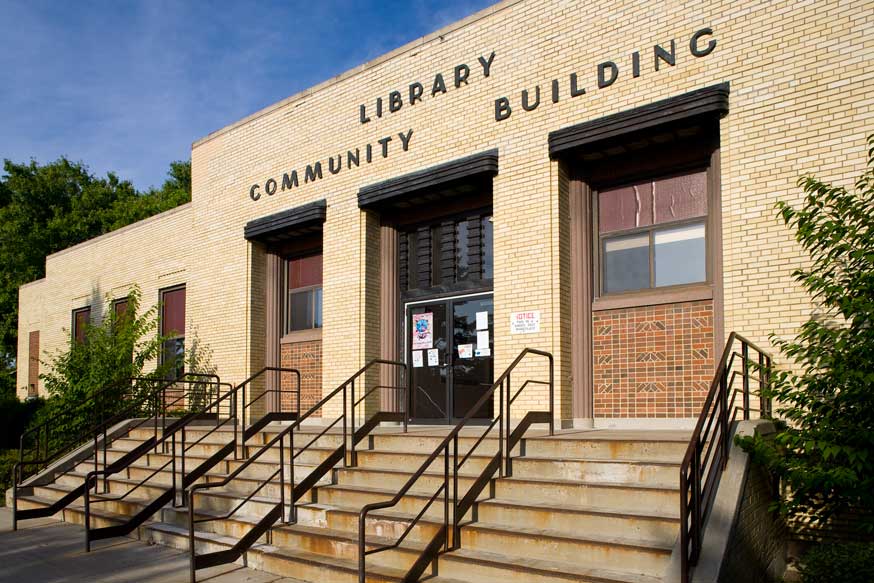 International Falls public library.